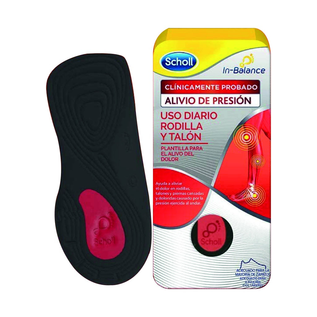 Dr.Scholl Plantilla Rodilla y Talón talla L 1 par
