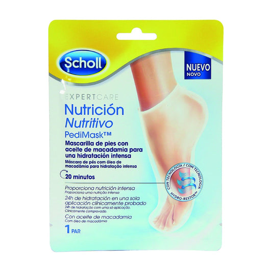 *****Dr.Scholl ExpertCare Mascarilla pies Nutrición 1 par
