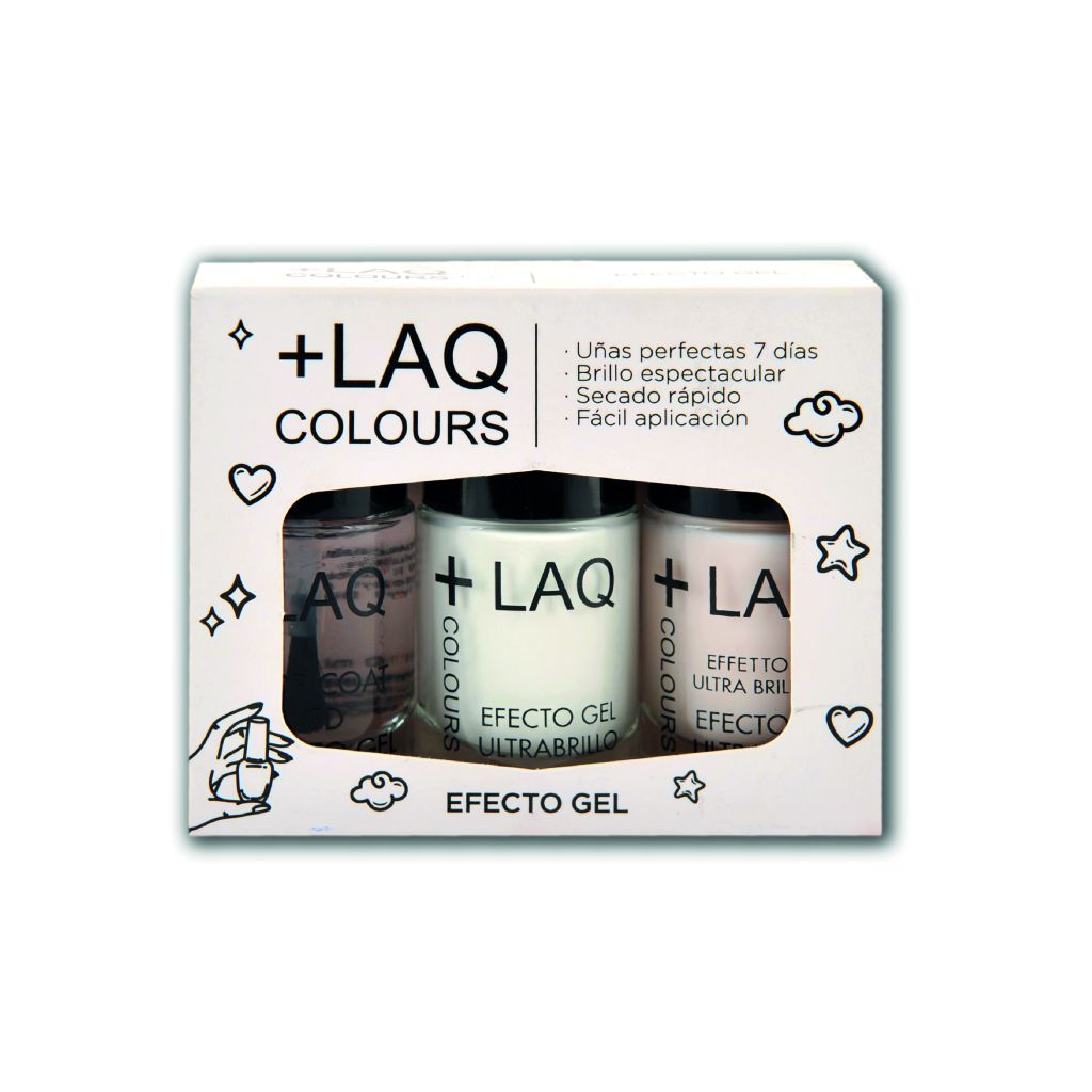 LOTE 1 ESMALTE +LAQ COLOURS (TOP COAT 3D, 201,203)