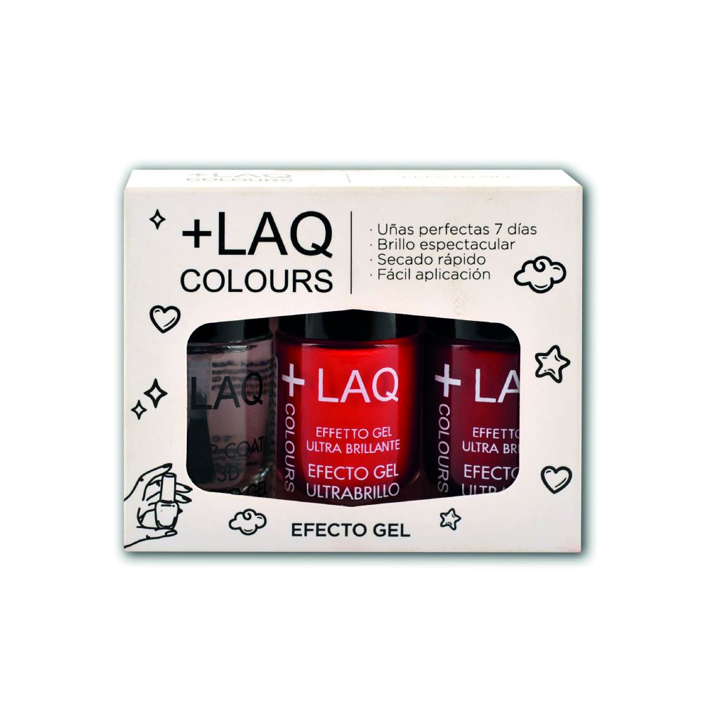 LOTE 2 ESMALTE +LAQ COLOURS (TOP COAT 3D, 207,208)