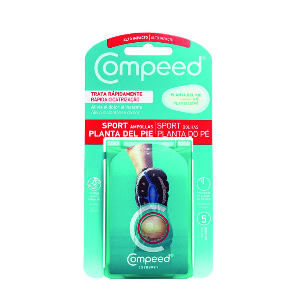 Compeed Ampollas Sport planta del pie 5 uds