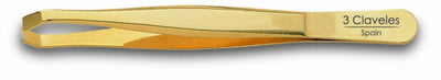 3 Claveles Pinza Cangrejo Oro 9 cm