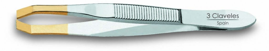 3 Claveles Pinza Cangrejo Oro 8 cm