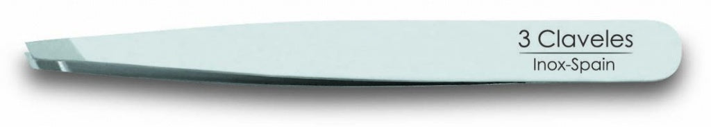 3 Claveles Pinza INOX Profesional Sesgada 10 cm