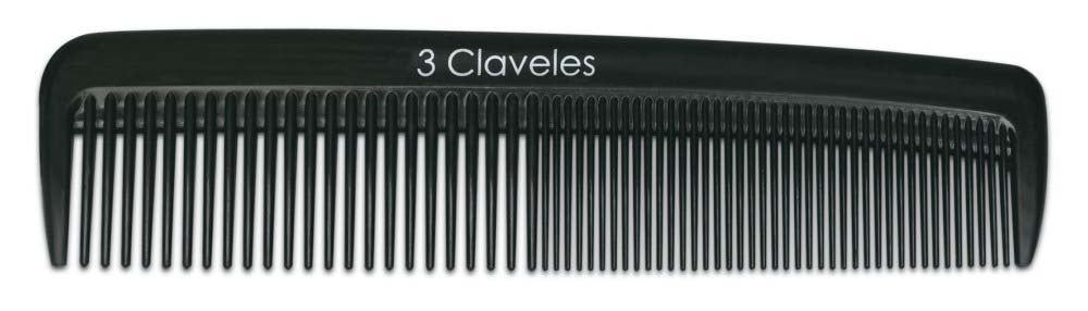3 Claveles peine de bolsillo 12.5 cm