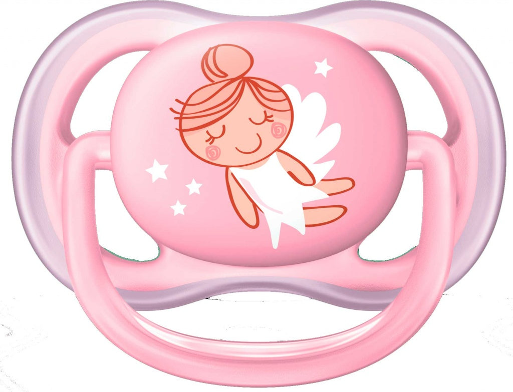 Philips Avent chupete individual Ultra Air 0-6 meses decorado rosa hada