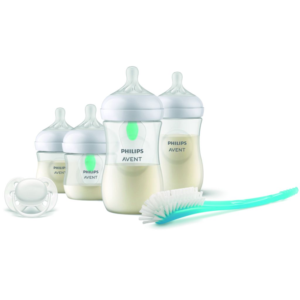 Philips Avent Pack Natural Response Airfree 4 biberones + 1 cepillo limpieza + 1 chupete