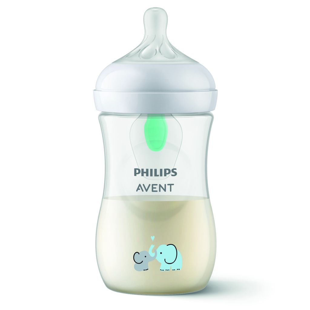 Philips Avent Biberón Natural Response Airfree 260ml - elefante