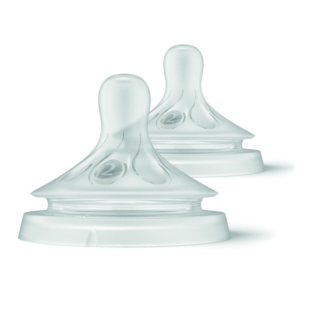 Philips Avent 2 Tetinas Natural Response T2 - flujo lento, 0m+