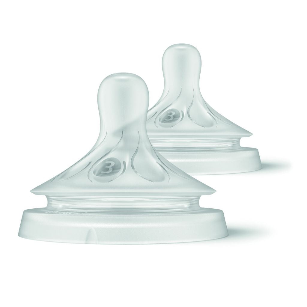 Philips Avent 2 Tetinas Natural Response T3 - flujo medio, 1m+