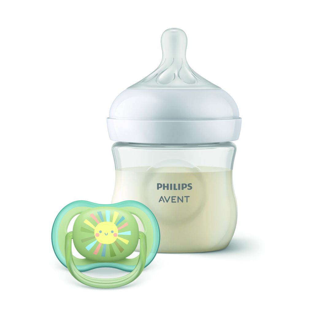 Philips Avent PACK Natural RESPONSE 1 biberón 125ml + 1 chupete ultra air 0-6m