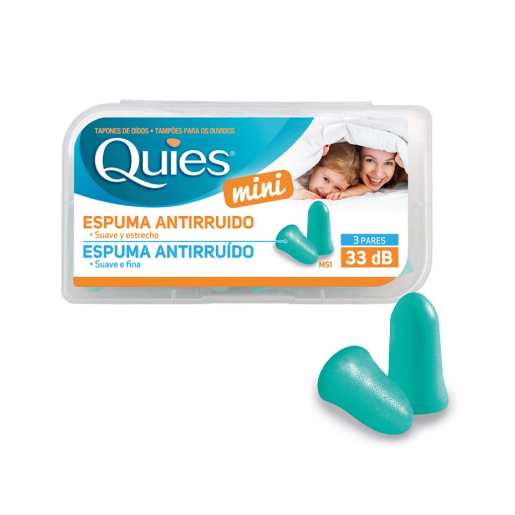Quies Tapones ESPUMA MINI 6 tapones