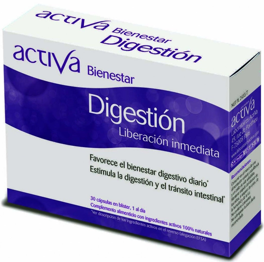 Activa bienestar digestión 30 cápsulas