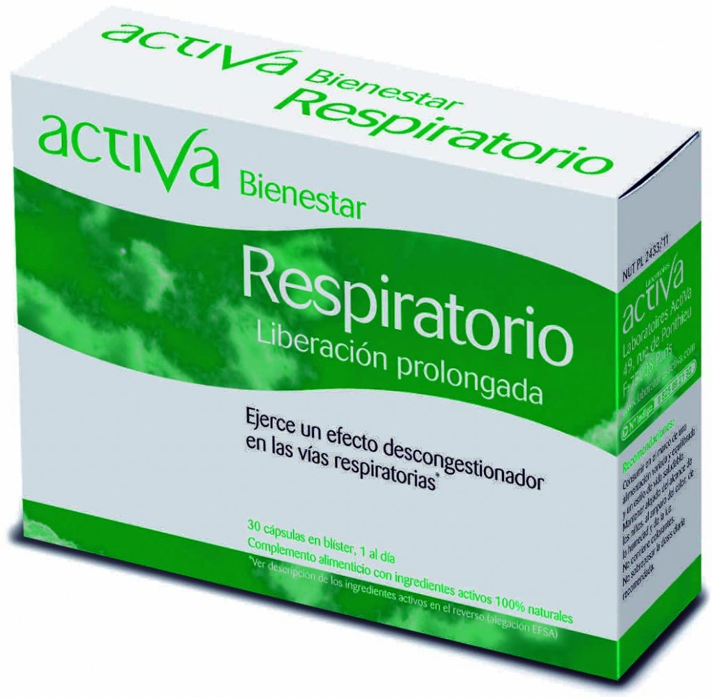 Activa bienestar respiratorio 30 cápsulas