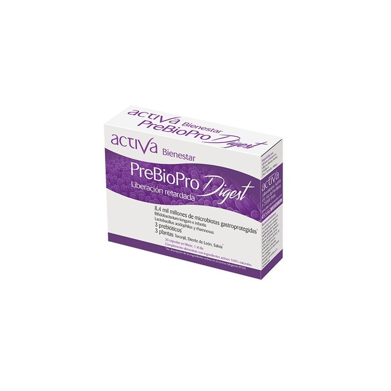 Activa Bienestar PreBioPro Digest 30 Cápsulas