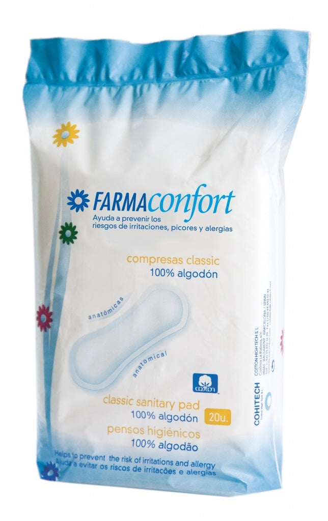 Farmaconfort classic compresas anatómicas 20 uds