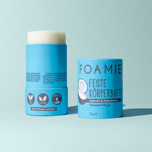 Foamie crema hidrante corporal en barra de coco y manteca de cacao Solido Sin Plasticos Eco