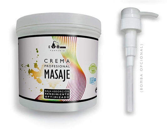 CREMA MASAJE PROF 1000 ML C/BOMBA
