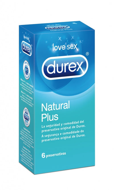 Durex Preservativos Natural Plus Easy On 6 Unidades