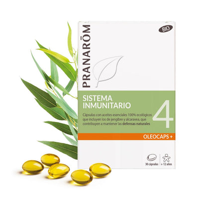 Pranarôm OLEOCAPS+ 4 Sistema Inmunitario BIO 30 caps.