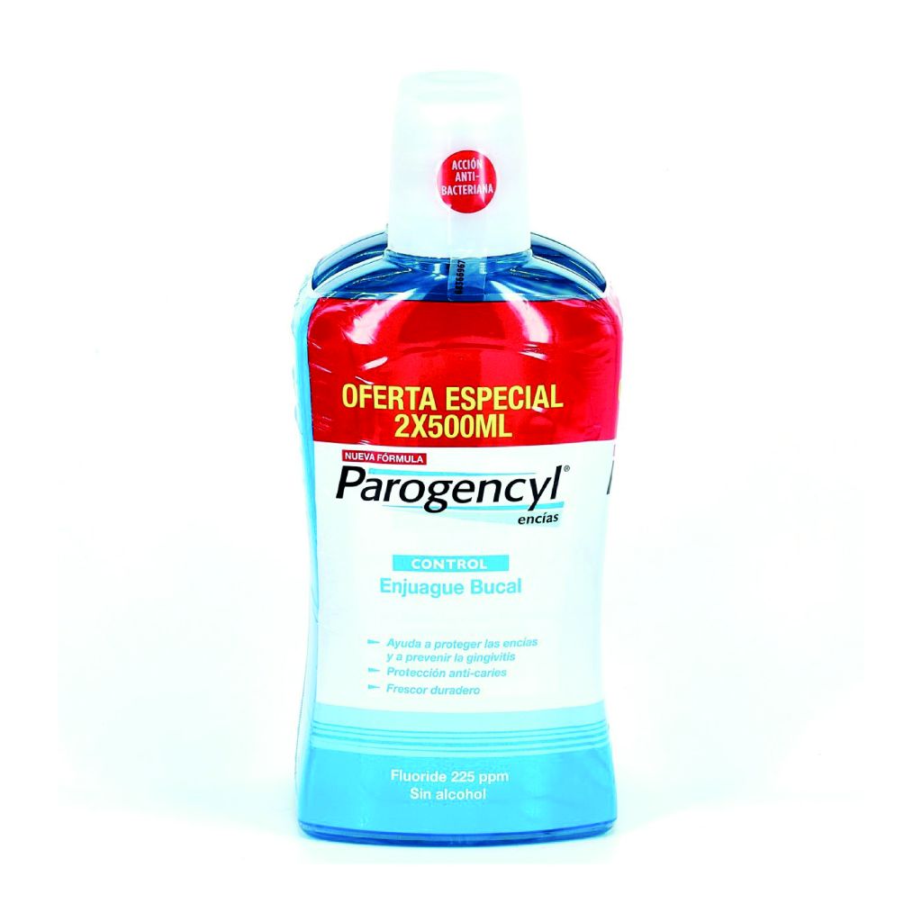 Parogencyl Control Colutorio 2x500 ml
