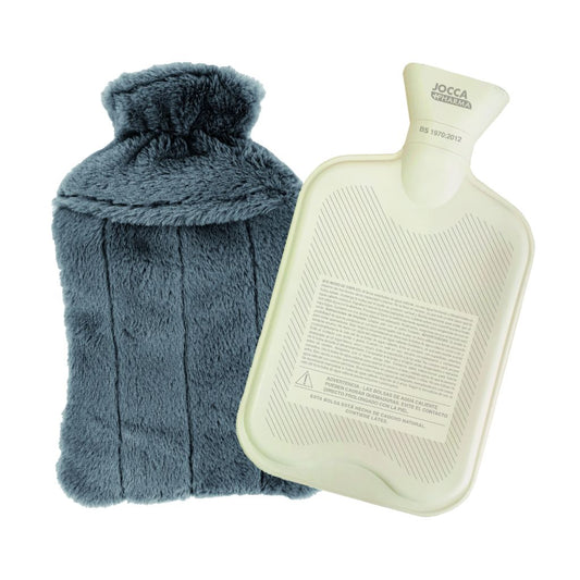 Bolsa de Agua Caliente Negro Funda Pelo