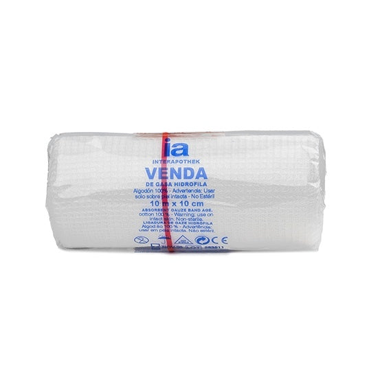 Interapothek Venda gasa hidrofila 10x10 cm
