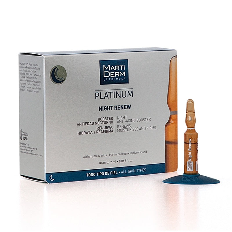 Martiderm Night Renew Antiedad 10 Ampollas