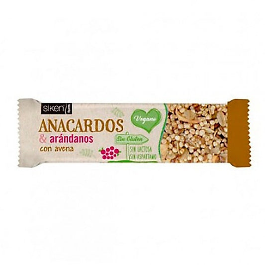 Sikenform Snack Barrita Anacardo Arándando 36 G