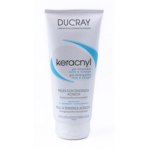 Ducray Keracnyl Gel Limpiador Acné 200 Ml