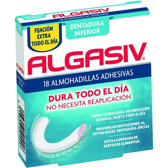 Algasiv Almohadilla Inferior 18 Unidades
