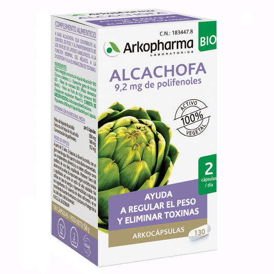Arkocapsulas Alcachofa 130 Cápsulas