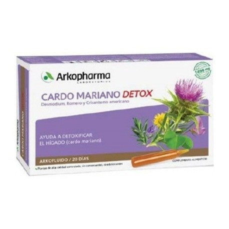 Arkofluido Cardo Mariano 20 Ampollas