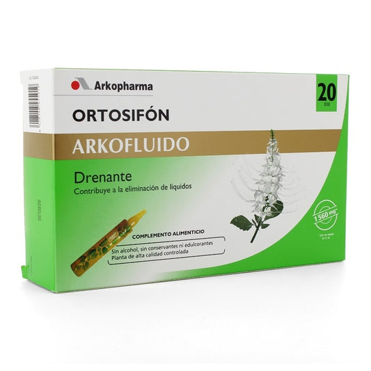 Arkofluido Ortosifon 20 Ampollas Bebibles 15 Ml