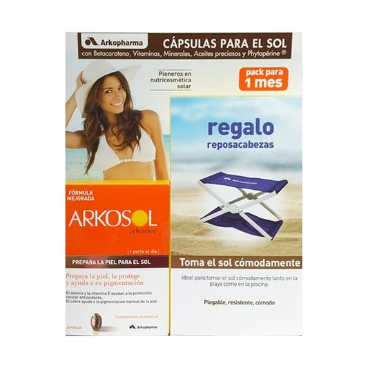 Arkosol Pieles Claras 30 Cápsulas + Reposacabeza