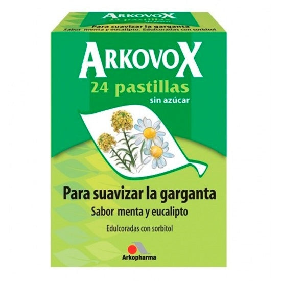 Arkovital Menta Eucalipto 24 Pastillas