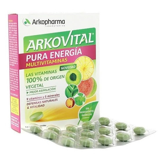 Arkovital Pura Energía Ultra 30 Comprimidos