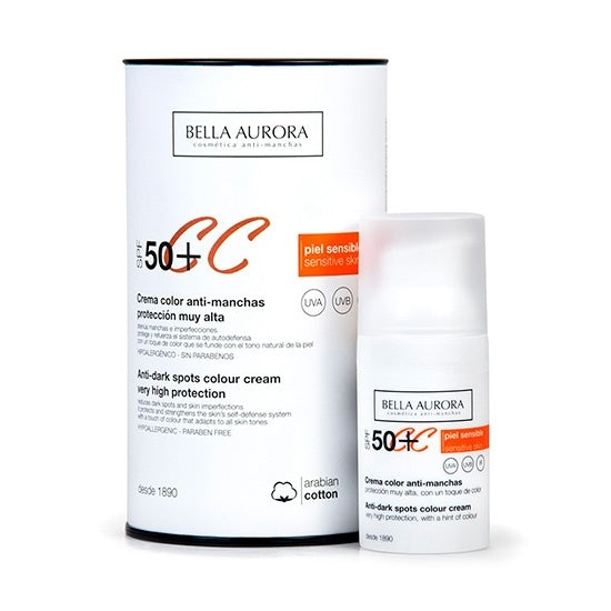 Bella Aurora Color 50+ Piel Sensible 50 Ml