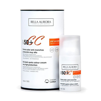 Bella Aurora Color 50+ Piel Sensible 50 Ml