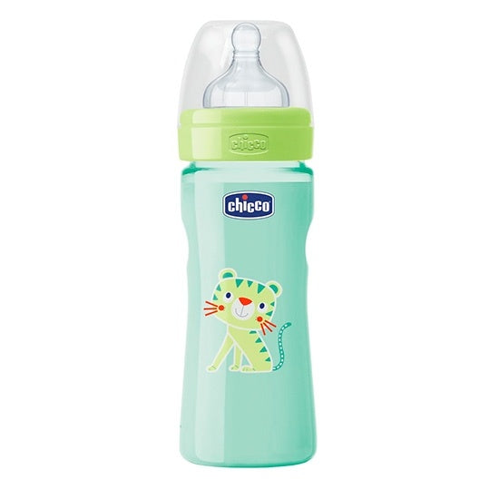 Biberón Chicco Boca Ancha Silicona Unisex 250 ml