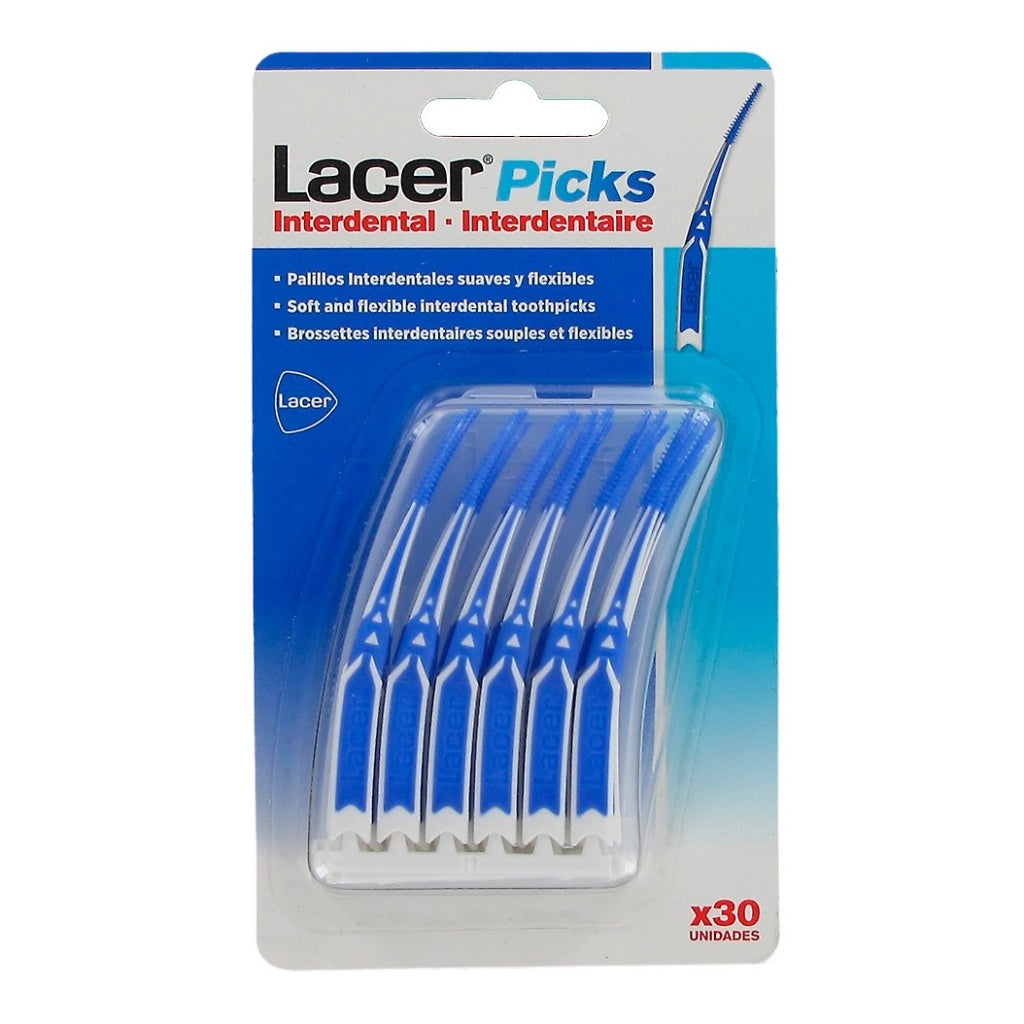Cepillo Interdental Lacer Picks 30 Unidades
