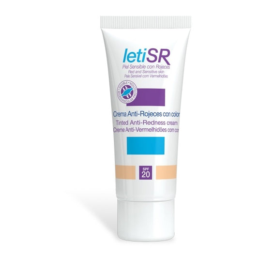 Leti Sr Crema Antirojeces Con Color 40 Ml