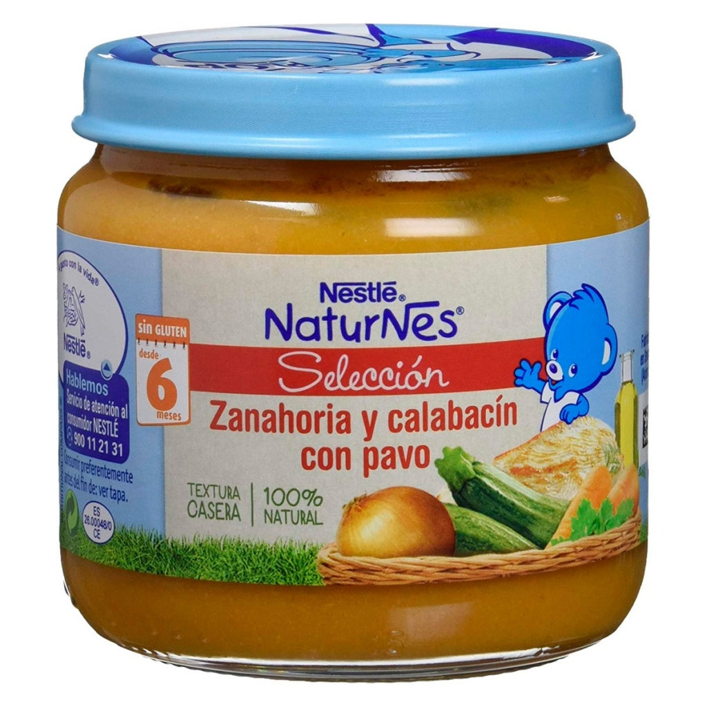 Nestlé Naturnes Zanahoria-Calabaza Con Pavo 190 G