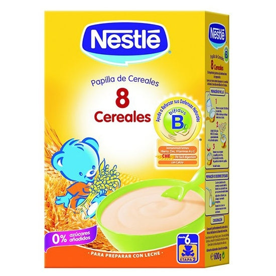 Nestlé Papilla 8 Cereales Bifidus 900 G