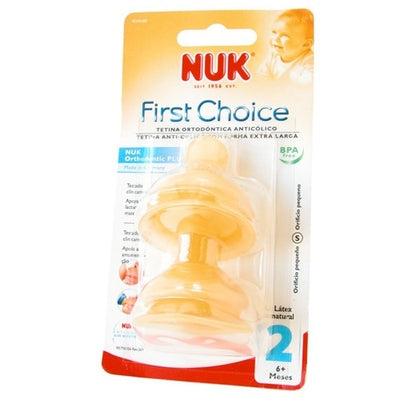 Tetina Nuk Ancha Fc 2S Látex Bi 2 Unidades