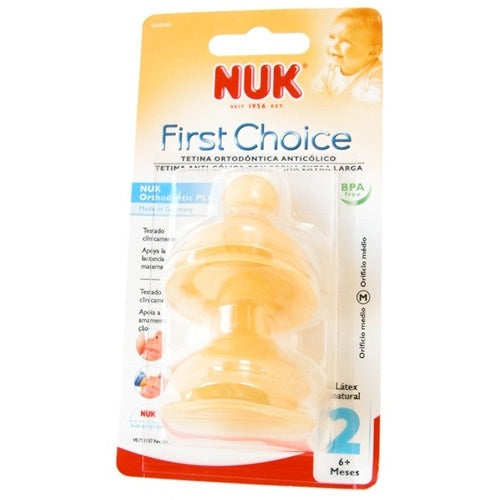 Tetina Nuk Ancha Fc+ 6 Látex Bi 2 Unidades