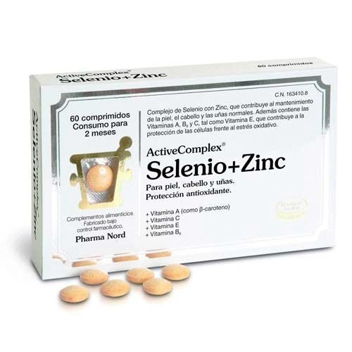 Active Complex Selenio+Zinc 60 Cápsulas