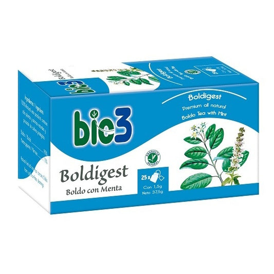 Bie 3 Boldo Con Menta 25 Bolsitas