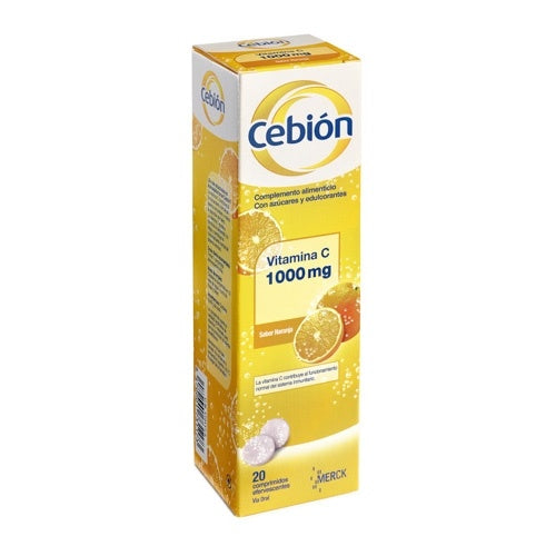 Cebion 1000 Mg  Vitamina C 20 Comprimidos Efervescentes
