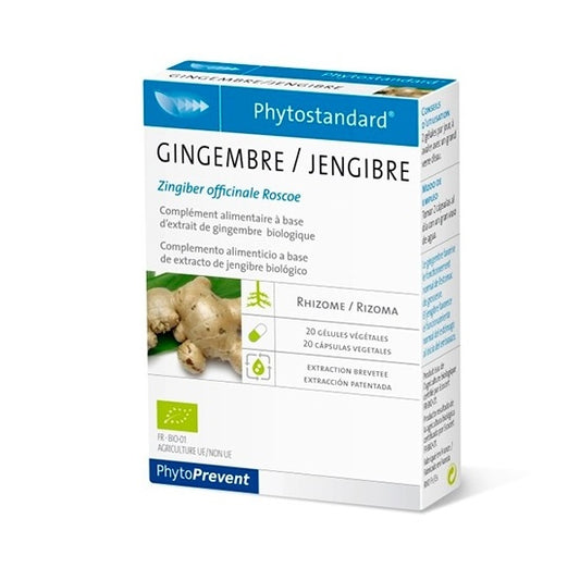 Phytostandard Jengibre 20 Cápsulas